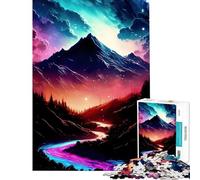 Puzzle per ragazzi da 1000 pezzi Sfumature di montagna Un gioco avvincente per coltivare la pazienza un rompicapo perfetto per la decorazione e un regalo divertente (Dimensioni 38x52cm)