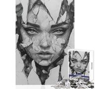 Puzzle per ragazzi da 1000 pezzi Shattered Splendor gioco educativo per divertimento in famiglia giocattolo antistress ideale come regalo per tutta la famiglia (38x26cm)