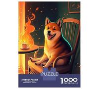 Puzzle Per Ragazzi Da 1000 Pezzi Shiba Is Fine Now Puzzle Per Ragazzi Gioco Pratico Sfida Difficile Regali Unici Per Compleanno E Natale 70x50cm/1000pcs