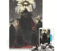 Puzzle per ragazzi da 1000 pezzi "Signori incappucciati oscuri", gioco rilassante, antistress, regalo di compleanno o originale 38x26cm