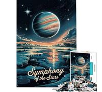Puzzle per ragazzi da 1000 pezzi "Sinfonia delle stelle" puzzle per adulti gioco pratico regalo per donne ideale come regalo per tutta la famiglia (dimensioni 50x75cm)
