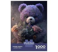 Puzzle Per Ragazzi Da 1000 Pezzi Sinister Teddy Bear Puzzle Giochi Rilassanti Difficili Divertenti Attività A Casa, 52x38cm/1000pcs