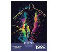 Puzzle Per Ragazzi Da 1000 Pezzi Soccer Player in Action Puzzle Giochi Rilassanti Ma Divertenti E Spiritosi Regali Di Natale E Compleanno 70x50cm/1000pcs