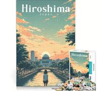 Puzzle per ragazzi da 1000 pezzi "Sognando Hiroshima", gioco educativo, migliora la memoria, regalo di compleanno, regalo 38x52cm
