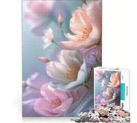 Puzzle per ragazzi da 1000 pezzi, Sogno di fiori eterei, Gioco impossibile, Regalo di compleanno, compleanno e altri regali 38x26cm
