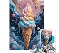 Puzzle per ragazzi da 1000 pezzi "Sogno di gelato che si scioglie" - Gioco interattivo educativo e stimolante - Ottimo regalo per giochi di analisi e logica (Dimensioni 50x75cm)