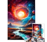 Puzzle per ragazzi da 1000 pezzi Sole nel cielo giochi rilassanti giocattoli educativi regali per il Secret Santa taglio di precisione (dimensioni 50x75cm)