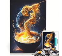 Puzzle per ragazzi da 1000 pezzi Space Ramen gioco educativo divertente antistress ottimo regalo per gli appassionati di videogiochi 38x26cm