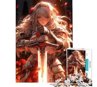 Puzzle per ragazzi da 1000 pezzi Spada Fanciulla Assassina Gioco Impossibile Giocattolo Avvincente per Coltivare la Pazienza Regalo di Compleanno Divertente e Umoristico (dimensioni 38x26cm)