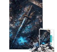 Puzzle per ragazzi da 1000 pezzi Spada Perduta Luce Fatidica Giochi Rilassanti Giocattoli Educativi Regali di Babbo Natale Segreto Taglio di Precisione (Dimensioni 38x52cm)