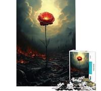 Puzzle per ragazzi da 1000 pezzi "Speranza tra le ceneri" sfida educativa migliora la memoria gioco divertente per ragazzi dai 14 anni in su 50x75cm