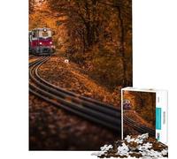 Puzzle per ragazzi da 1000 pezzi splendido bosco autunnale gioco per adulti e famiglie difficile compleanno e Natale (dimensioni 38x52cm)