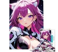 Puzzle per ragazzi da 1000 pezzi stile anime ragazza spaziale gioco per famiglie giocattolo avvincente per coltivare la pazienza ottimo regalo per chi ama giocare e migliorare la memoria (38x26cm)