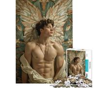 Puzzle per ragazzi da 1000 pezzi stile Art Nouveau ideale per compleanni e Natale per creare ricordi indimenticabili Giocattolo decorativo da parete adatto a persone dai 14 anni in su (50x75cm)