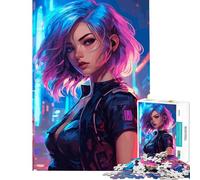 Puzzle per ragazzi da 1000 pezzi stile Cyberwave Anime Girl gioco per famiglie giocattolo avvincente per coltivare la pazienza ottimo regalo per chi ama i giochi e migliora la memoria (38x26cm)