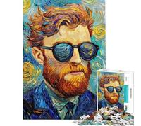 Puzzle per ragazzi da 1000 pezzi stile moderno ispirato a Van Gogh Un gioco avvincente per coltivare la pazienza un'attività pratica e stimolante ideale come regalo di compleanno (dimensioni 38x26cm)
