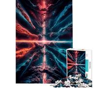 Puzzle per ragazzi da 1000 pezzi struttura spaziale difficile e stimolante analisi e logica giocattolo decorativo per la casa adatto a ragazzi dai 14 anni in su (38x26cm)
