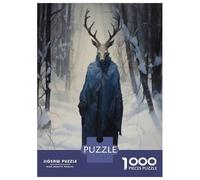 Puzzle Per Ragazzi Da 1000 Pezzi Surreal Forest Deer 01 Puzzle Antistress Giocattoli Difficili Regali Di Compleanno E Unici 52x38cm/1000pcs