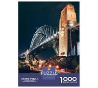 Puzzle Per Ragazzi Da 1000 Pezzi Sydney Harbour Bridge Puzzle Gioco Pratico Per Divertimento in Famiglia Regali Unici Per Compleanno E Natale 38x26cm/1000pcs
