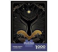 Puzzle Per Ragazzi Da 1000 Pezzi Tarot The Wale Puzzle Fai Da Te Giocattoli Antistress Interazione Genitore-figlio 38x26cm/1000pcs