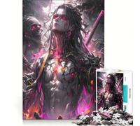 Puzzle per ragazzi da 1000 pezzi, tema anime dark, samurai e morte, giochi educativi, migliora la memoria, regalo di compleanno, regali 38x52cm
