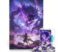 Puzzle per ragazzi da 1000 pezzi, tema anime "Lotta contro i demoni", gioco interattivo, rilassante e stimolante per la mente, regalo di compleanno, regalo 38x26cm