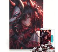 Puzzle per ragazzi da 1000 pezzi, tema anime samurai assassino, gioco rilassante, di analisi e logica, per rafforzare l'amore di coppia 50x75cm