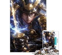 Puzzle per ragazzi da 1000 pezzi tema anime Samurai giapponese Gioco rompicapo per adulti stimola la memoria riduce lo stress e migliora la concentrazione (dimensioni: 38x52cm)