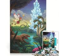 Puzzle per ragazzi da 1000 pezzi, tema fantasy, fiabe e incontri con creature fantastiche, gioco impossibile, regalo di compleanno, compleanno e altre occasioni 50x75cm