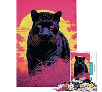 Puzzle per ragazzi da 1000 pezzi tema giungla e mistero giochi rilassanti giocattoli educativi regali per il Secret Santa taglio di precisione (dimensioni 50x75cm)