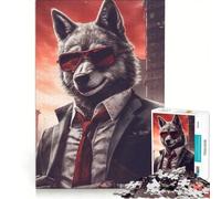 Puzzle per ragazzi da 1000 pezzi tema Mafia Wolf giocattolo educativo per divertimento in famiglia per rafforzare l'amore tra le coppie 50x75cm