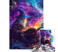 Puzzle per ragazzi da 1000 pezzi tema mago e pittura sfida da completare divertimento per tutta la famiglia gioco educativo per ragazzi dai 14 anni in su (38x52cm)