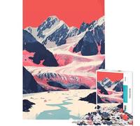 Puzzle per ragazzi da 1000 pezzi tema natura Alaska gioco educativo sfida giocattolo idee regalo gara di velocità manuale (dimensioni 38x52cm)