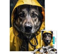 Puzzle per ragazzi da 1000 pezzi tema "Pastore in una giornata di pioggia" stimola la mente sfida impegnativa gioco per famiglie adatto a partire dai 14 anni (38x52cm)