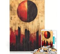 Puzzle per ragazzi da 1000 pezzi, tema "Potere celeste" e minimalismo, gioco educativo, antistress, ottimo regalo per gli appassionati di videogiochi 38x52cm