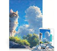 Puzzle per ragazzi da 1000 pezzi tema "Sguardo verso il cielo" giochi rilassanti attività divertenti da fare in casa gioco dal design accattivante 50x75cm