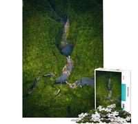 Puzzle per ragazzi da 1000 pezzi tema Sinfonia Acquatica giocattolo fai da te per la casa ideale come regalo per tutta la famiglia (dimensioni 38x52cm)