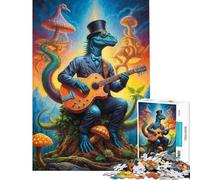 Puzzle per ragazzi da 1000 pezzi tema Steampunk Dinosaur Ballads puzzle per adulti antistress difficile ideale come regalo di Natale o compleanno (dimensioni 38x52cm)