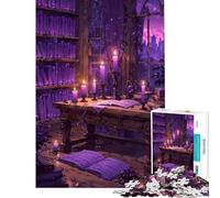 Puzzle per ragazzi da 1000 pezzi tema stregoneria a lume di candela gioco per famiglie giocattolo avvincente per coltivare la pazienza un'opera d'arte (dimensioni 50x75cm)