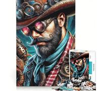 Puzzle per ragazzi da 1000 pezzi tema "Viandante della Terra Desolata" giochi rilassanti analisi e logica regalo di compleanno regalo di viaggio 50x75cm
