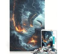 Puzzle per ragazzi da 1000 pezzi, Tempesta Apocalittica, Gioco educativo, Migliora la memoria, Gioco stimolante, Regalo 38x52cm