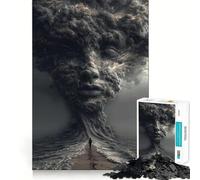 Puzzle per ragazzi da 1000 pezzi,tempesta celeste,taglio preciso,divertente puzzle logico,gioco rilassante,regalo di Natale artistico (50x75cm)