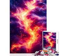 Puzzle per ragazzi da 1000 pezzi Tempesta di fuoco celeste gioco rompicapo da 1000 pezzi regalo per compleanni decorazione da parete (50x75cm)