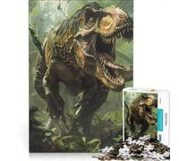 Puzzle per ragazzi da 1000 pezzi Terra dei dinosauri preistorici gioco educativo difficile collezione d'artista belle arti 50x75cm