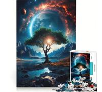 Puzzle per ragazzi da 1000 pezzi "Terra Perduta" gioco per famiglie attività divertenti da fare a casa regalo di compleanno regalo di viaggio 38x52cm