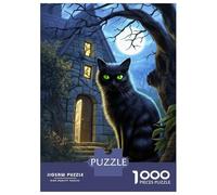 Puzzle Per Ragazzi Da 1000 Pezzi The Cat Haunting Gaze Puzzle Giochi Rilassanti Difficili Divertenti Attività A Casa, 52x38cm/1000pcs