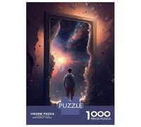 Puzzle Per Ragazzi Da 1000 Pezzi The Door to The Unknown V2 Puzzle Per Adulti Gioco Pratico Per Divertimento in Famiglia Attività Divertenti A Casa, 38x26cm/1000pcs