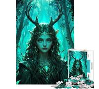 Puzzle per ragazzi da 1000 pezzi "The Emerald Sentinel" Gioco per famiglie ideale per le vacanze a casa per passare il tempo regali di Natale e compleanno (Dimensioni 38x52cm)