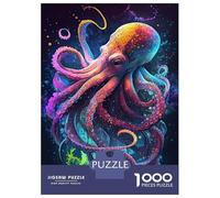 Puzzle Per Ragazzi Da 1000 Pezzi The Intelligent Octopus Puzzle Giochi Rilassanti Difficili Divertenti Attività A Casa, 38x26cm/1000pcs