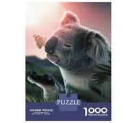 Puzzle Per Ragazzi Da 1000 Pezzi The Koala And Butterfly Puzzle Giochi Rilassanti Difficili Divertenti Attività A Casa, 70x50cm/1000pcs
